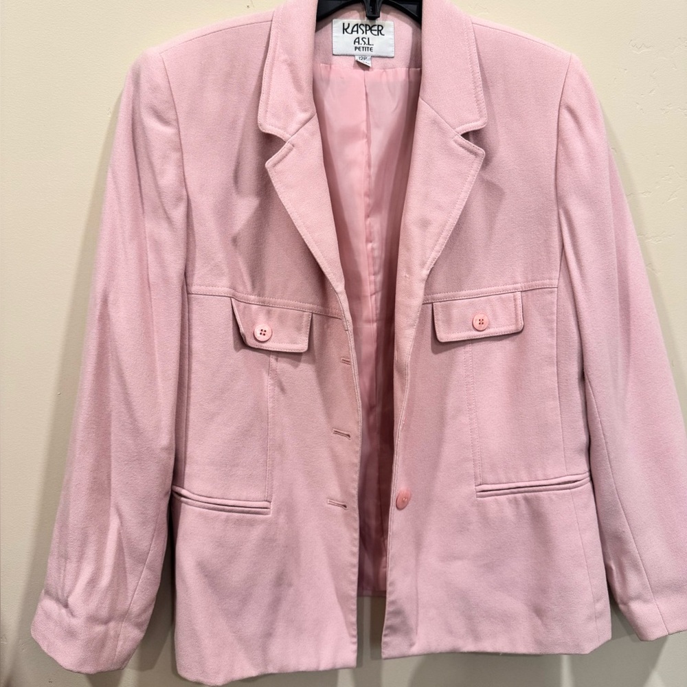 Kasper Women's Soft Pink Blazer